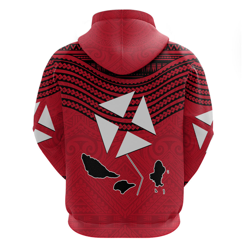 Wallis And Futuna Hoodie Polynesian Tattoo Flag Map