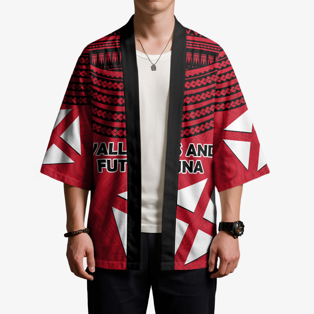Wallis And Futuna Kimono Polynesian Tattoo Flag Map