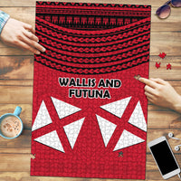 Wallis And Futuna Puzzle Polynesian Tattoo Flag Map