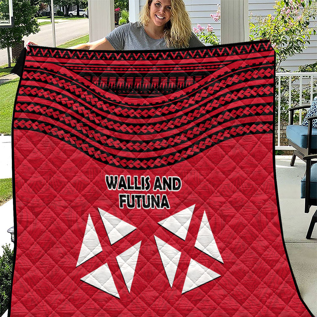 Wallis And Futuna Quilt Polynesian Tattoo Flag Map