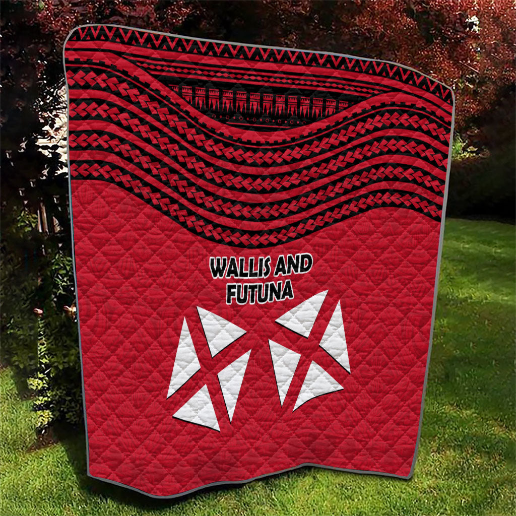 Wallis And Futuna Quilt Polynesian Tattoo Flag Map