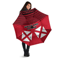 Wallis And Futuna Umbrella Polynesian Tattoo Flag Map