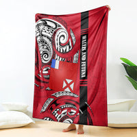 Wallis And Futuna Blanket Tribal Polynesian Tattoo Flag Motif