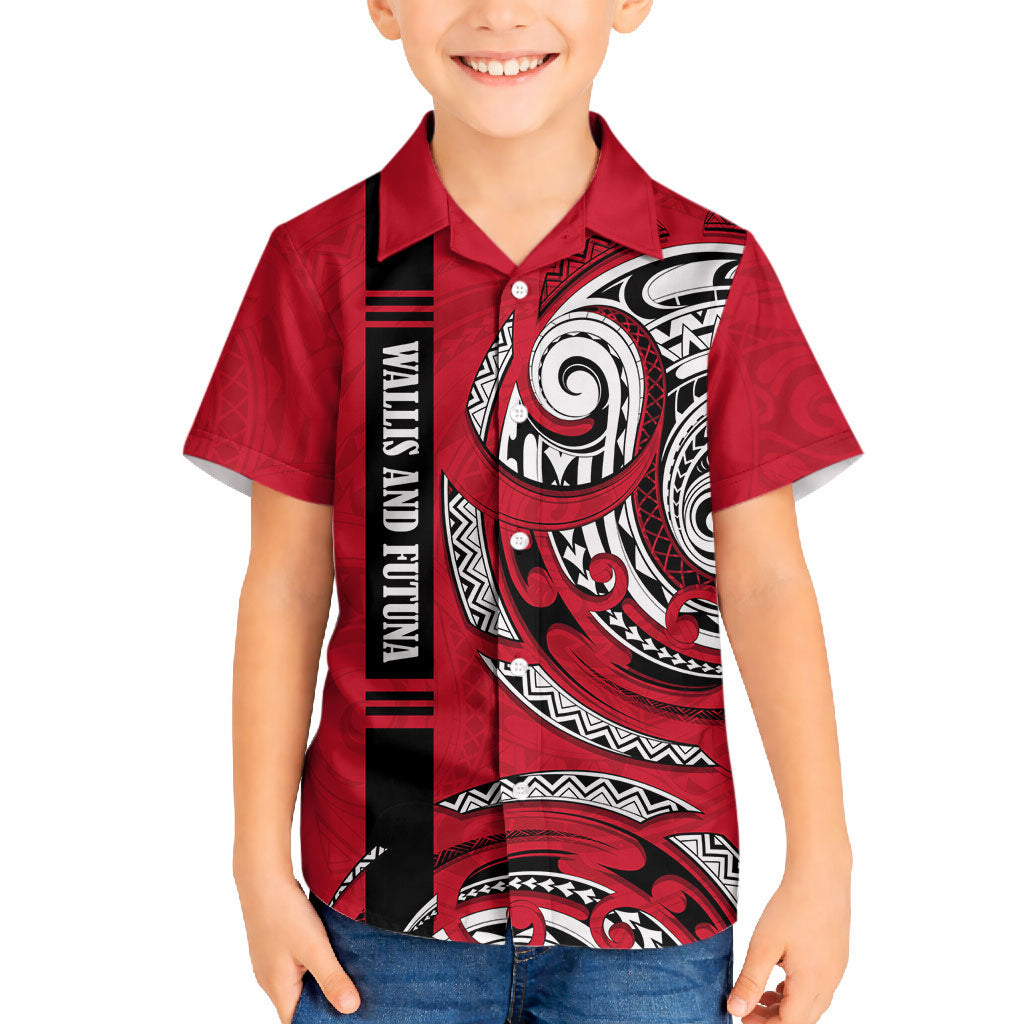 Wallis And Futuna Hawaiian Shirt Tribal Polynesian Tattoo Flag Motif