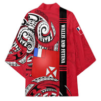 Wallis And Futuna Kimono Tribal Polynesian Tattoo Flag Motif