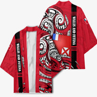 Wallis And Futuna Kimono Tribal Polynesian Tattoo Flag Motif