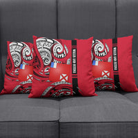 Wallis And Futuna Pillow Cover Tribal Polynesian Tattoo Flag Motif