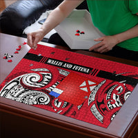 Wallis And Futuna Puzzle Tribal Polynesian Tattoo Flag Motif