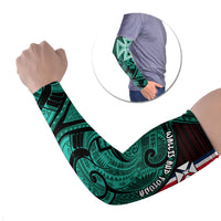 Wallis And Futuna Arm Sleeves Tribal Polynesian Tattoo Heritage Cross Flag