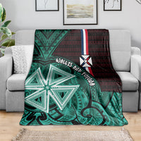 Wallis And Futuna Blanket Tribal Polynesian Tattoo Heritage Cross Flag