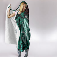 Wallis And Futuna Hooded Blanket Tribal Polynesian Tattoo Heritage Cross Flag
