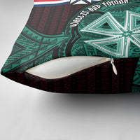 Wallis And Futuna Pillow Cover Tribal Polynesian Tattoo Heritage Cross Flag