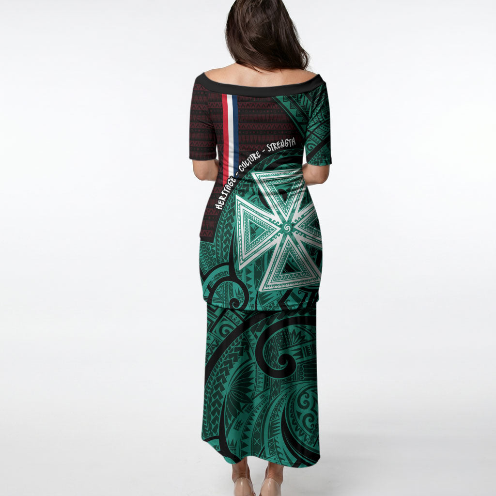 Wallis And Futuna Puletasi Tribal Polynesian Tattoo Heritage Cross Flag