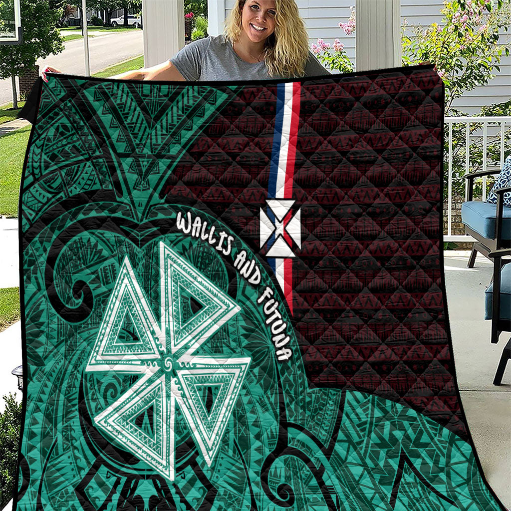 Wallis And Futuna Quilt Tribal Polynesian Tattoo Heritage Cross Flag