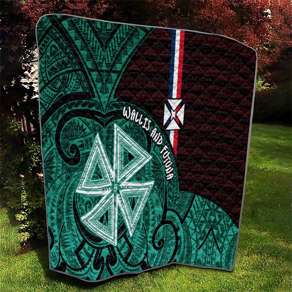Wallis And Futuna Quilt Tribal Polynesian Tattoo Heritage Cross Flag