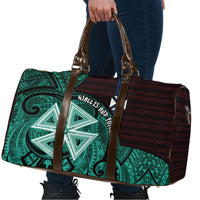 Wallis And Futuna Travel Bag Tribal Polynesian Tattoo Heritage Cross Flag