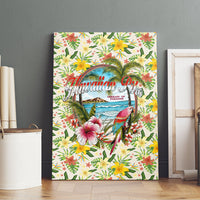 Hawaiian Piko Threads Of Paradise Aloha Canvas Wall Art Tropical Hibiscus Plumeria