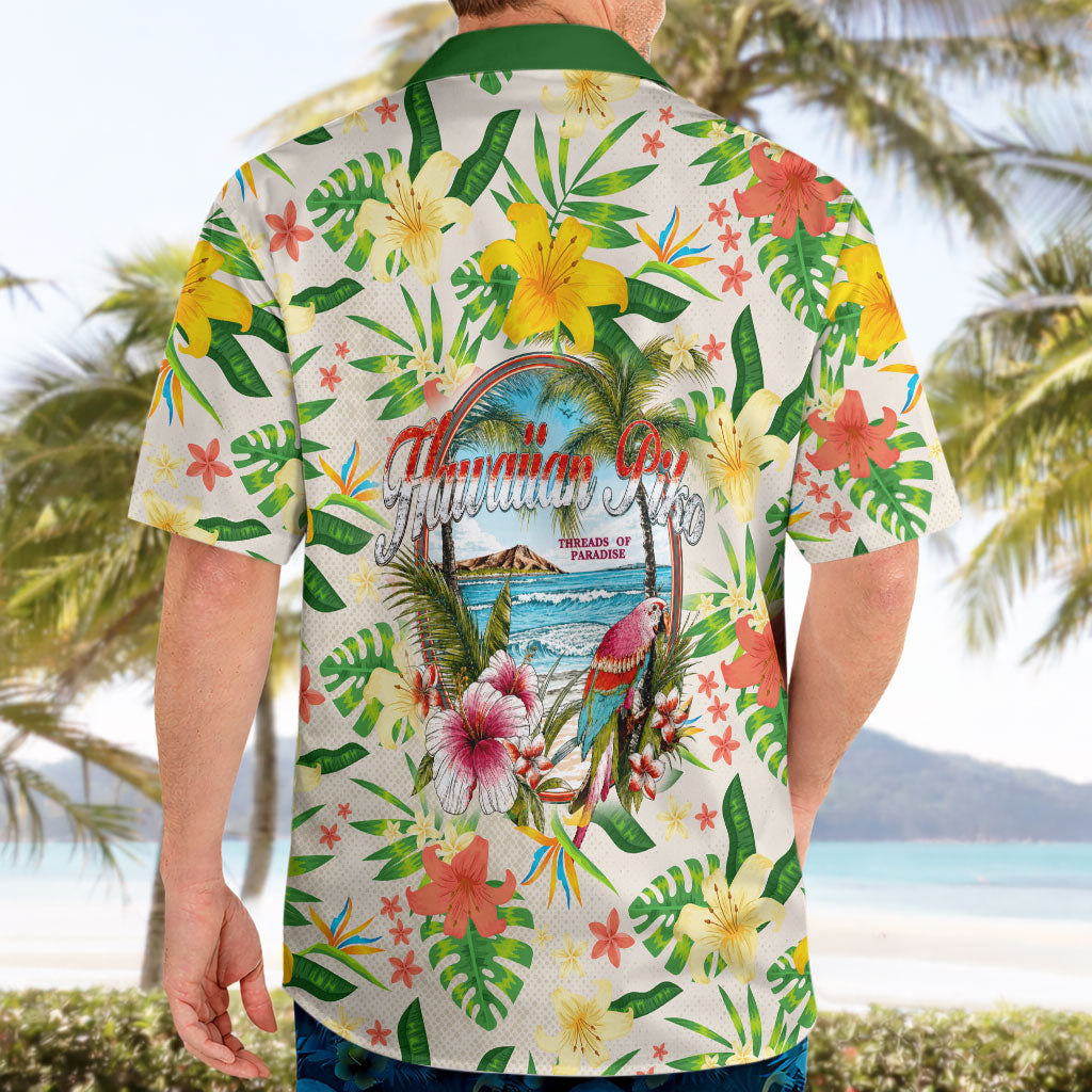 Hawaiian Piko Threads Of Paradise Aloha Hawaiian Shirt Tropical Hibiscus Plumeria