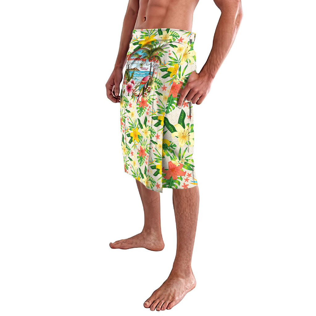 Hawaiian Piko Threads Of Paradise Aloha Lavalava Tropical Hibiscus Plumeria