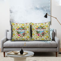 Hawaiian Piko Threads Of Paradise Aloha Pillow Cover Tropical Hibiscus Plumeria
