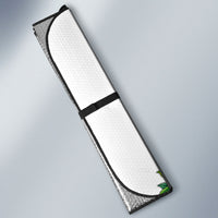 New Caledonia Kagu Bird Nature Auto Sun Shade South Pacific Hidden Gem Tropical Landscape TS04 - Polynesian Pride