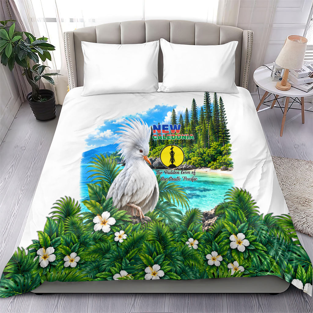 New Caledonia Kagu Bird Nature Bedding Set South Pacific Hidden Gem Tropical Landscape TS04 - Polynesian Pride