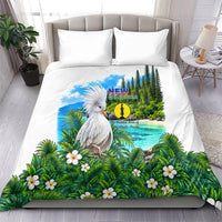 New Caledonia Kagu Bird Nature Bedding Set South Pacific Hidden Gem Tropical Landscape TS04 - Polynesian Pride