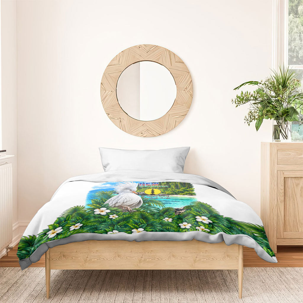New Caledonia Kagu Bird Nature Bedding Set South Pacific Hidden Gem Tropical Landscape TS04 - Polynesian Pride