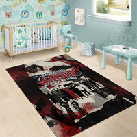 Samoa Black Saturday 1929 Area Rug Mau Movement Vintage Newspaper Grunge Polynesian TS04 - Polynesian Pride