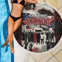 Samoa Black Saturday 1929 Beach Blanket Mau Movement Vintage Newspaper Grunge Polynesian TS04 - Polynesian Pride