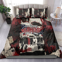 Samoa Black Saturday 1929 Bedding Set Mau Movement Vintage Newspaper Grunge Polynesian