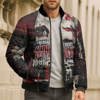 Samoa Black Saturday 1929 Bomber Puffer Jacket Mau Movement Vintage Newspaper Grunge Polynesian TS04 - Polynesian Pride