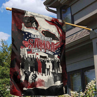 Samoa Black Saturday 1929 Garden Flag Mau Movement Vintage Newspaper Grunge Polynesian TS04 - Polynesian Pride