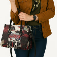 Samoa Black Saturday 1929 Leather Bag Mau Movement Vintage Newspaper Grunge Polynesian TS04 - Polynesian Pride