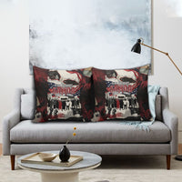 Samoa Black Saturday 1929 Pillow Cover Mau Movement Vintage Newspaper Grunge Polynesian TS04 - Polynesian Pride