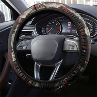 Samoa Black Saturday 1929 Steering Wheel Cover Mau Movement Vintage Newspaper Grunge Polynesian TS04 - Polynesian Pride