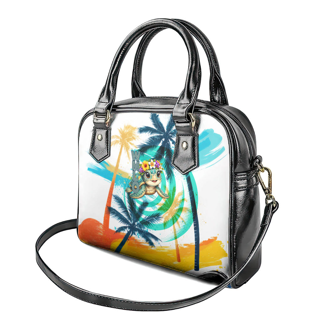 Hawaii Waimanalo Sea Turtle Shoulder Handbag Cute Tropical Beach Aloha Spirit Cartoon