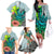 Polynesian Hawaii Family Matching Off Shoulder Long Sleeve Dress and Hawaiian Shirt Kanaka with Crab Tribal tattoo TS04 - Polynesian Pride