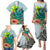 Polynesian Hawaii Family Matching Puletasi Dress and Hawaiian Shirt Kanaka with Crab Tribal tattoo TS04 - Polynesian Pride