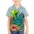 Polynesian Hawaii Family Matching Puletasi Dress and Hawaiian Shirt Kanaka with Crab Tribal tattoo TS04 Son's Shirt Multicolor - Polynesian Pride