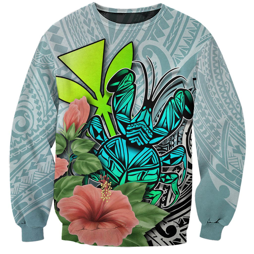 Polynesian Hawaii Sweatshirt Kanaka with Crab Tribal tattoo TS04 Unisex Multicolor - Polynesian Pride