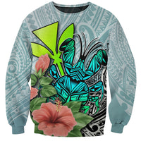Polynesian Hawaii Sweatshirt Kanaka with Crab Tribal tattoo TS04 Unisex Multicolor - Polynesian Pride