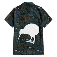 New Zealand is Calling and I Must Go Family Matching Off Shoulder Maxi Dress and Hawaiian Shirt Kiwi Bird Silhouette TS04 - Polynesian Pride