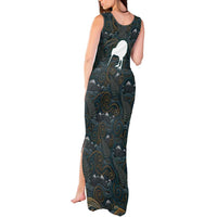 New Zealand is Calling and I Must Go Tank Maxi Dress Kiwi Bird Silhouette