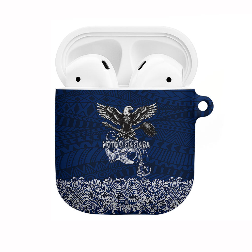 American Samoa Eagle AirPods Case Sea Turtle Traditional Polynesian Tribal Tattoo