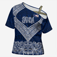 American Samoa Eagle Cross Shoulder Shirt Sea Turtle Traditional Polynesian Tribal Tattoo