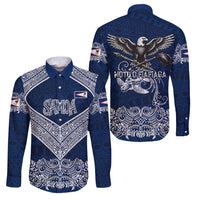 American Samoa Eagle Family Matching Mermaid Dress and Hawaiian Shirt Sea Turtle Traditional Polynesian Tribal Tattoo
