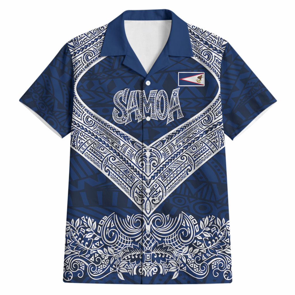 American Samoa Eagle Hawaiian Shirt Sea Turtle Traditional Polynesian Tribal Tattoo