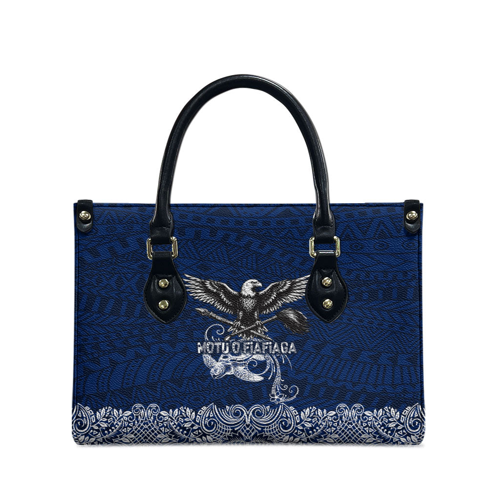 American Samoa Eagle Leather Bag Sea Turtle Traditional Polynesian Tribal Tattoo