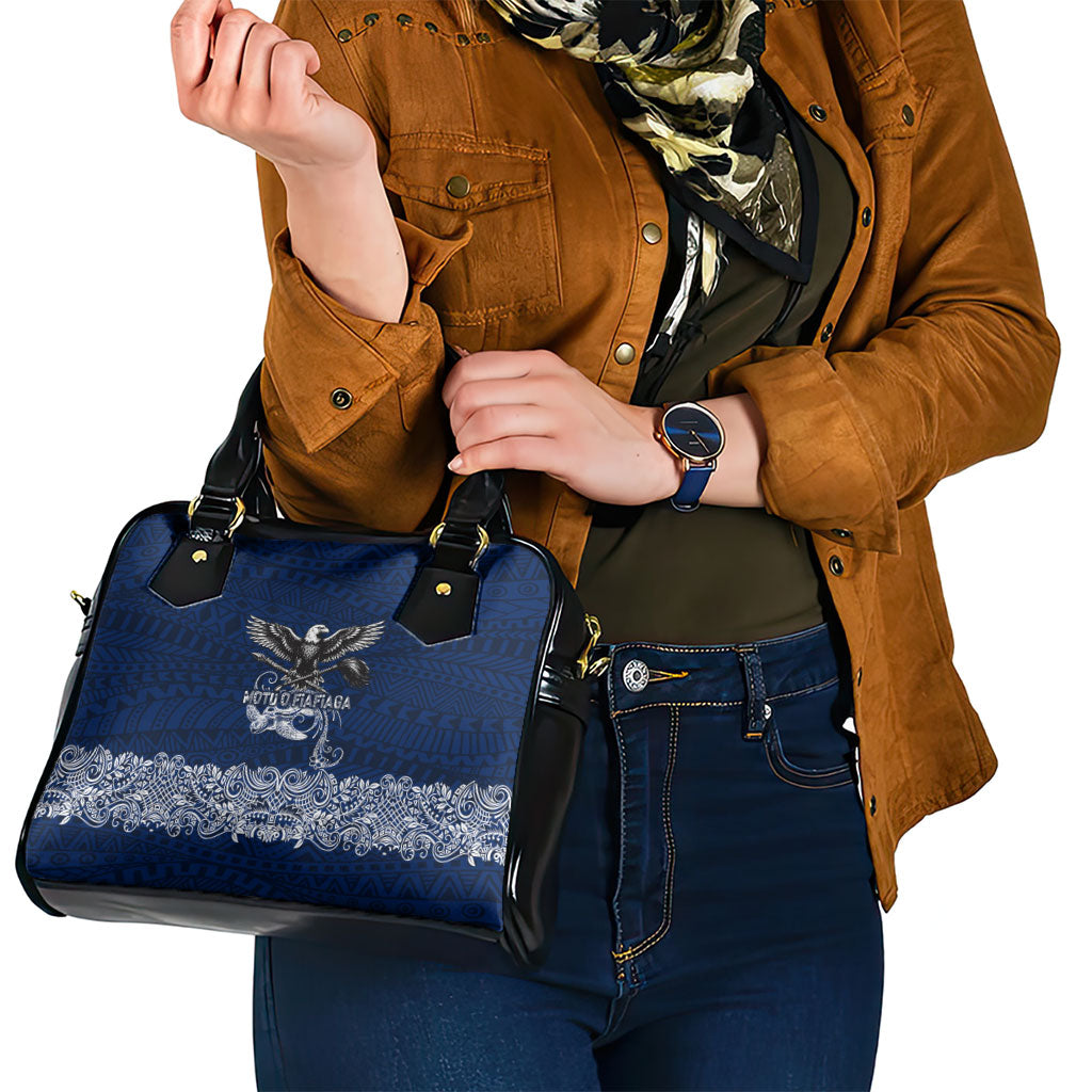American Samoa Eagle Shoulder Handbag Sea Turtle Traditional Polynesian Tribal Tattoo